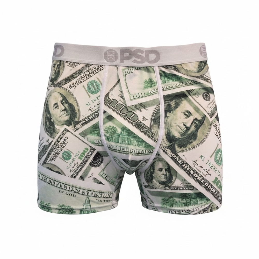 PSD Underwear Mens XL PSD Money Mayhem Boxer Briefs NWT
